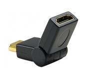 Adaptateur hdmi articulé 1 axe 180° - m/f