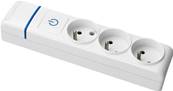 Bloc multiprises 3 prises 2p+t avec inter a cabler