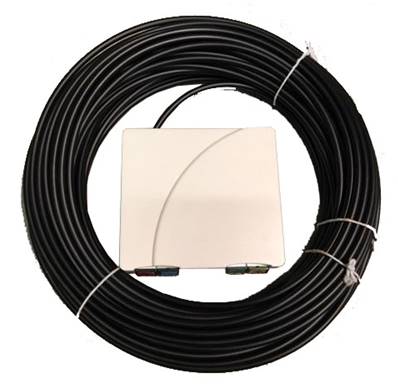 Câble abonné ftth double gaine 50m- 1 SCa/g657+ pto rectangle