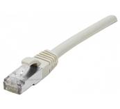 Cordon RJ45 Cat. 6A S/FTP - LSZH | Gris 0.50m