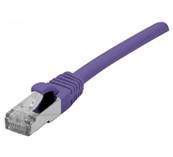 Cordon RJ45 Cat. 6A S/FTP - LSZH | Violet 25m 