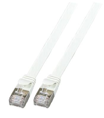 Cordon RJ45 plat cat. 6a u/ftp 2m - gris