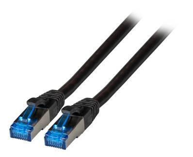 Cordon RJ45 c6a avec cable c7 s/ftp superflex 0.25m noir