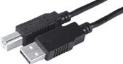 Cordons usb 2.0 hi-speed a mâle / b mâle - 0.6m