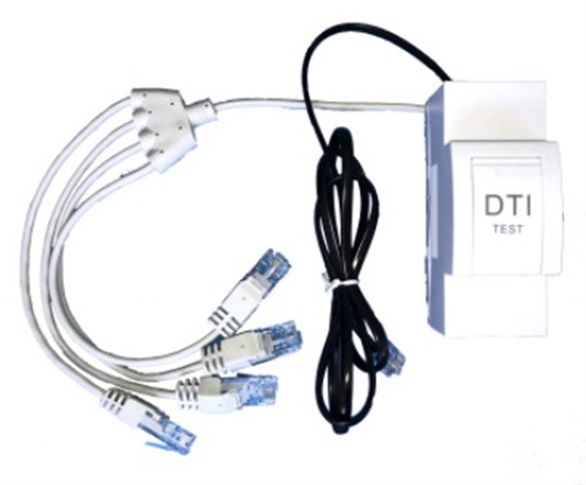 Xeilom - boitier dti rj45 modulaire pré-cablé avec 4 rj45+1 rj11