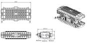 Boitier exterieur de jonction inline ip68 - 196 épissures