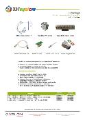 Kit com 1 dti + cordon pieuvre + bornier/terre + rep.tv + 4 embases RJ45 + 1 cordon tv/RJ45