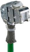 Connecteur RJ45 3 sorties Cat. 6A S/FTP | Corning