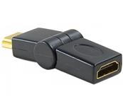 Adaptateur hdmi articulé 1 axe 180° - m/f