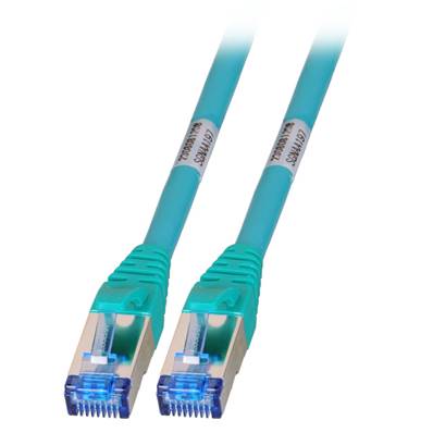 Cordon RJ45 c6a s/ftp lsoh premium 0.5m vert infralan