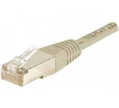 Cordon RJ45 catégorie 6A S/FTP 10m gris