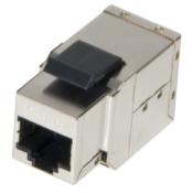 Prolongateur ftp RJ45f / RJ45f keystone - c6a - câblage droit