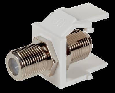 Coupleut tv f/f insert keystone blanc
