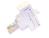 Dedoubleur compact RJ45 m/f 2 sorties ethernet