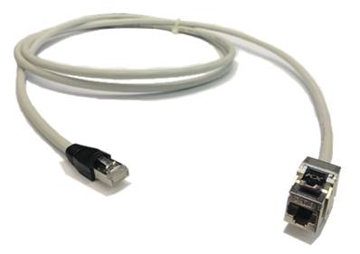 Liaison RJ45 mâle/femelle préconnectée cat.6 f/utp 35m