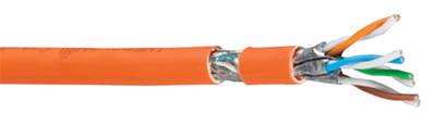 Cable monobrin cat.7a s/ftp 1200mhz cpr 4 paires infralan