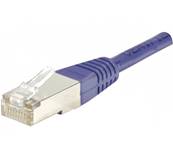 Cordon RJ45 Cat. 6 F/UTP - PVC | Violet 0.15m 