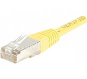 Cordon RJ45 Cat. 6 F/UTP - PVC | Jaune 20m