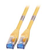 Cordon RJ45 c6a s/ftp lsoh premium 1m jaune infralan