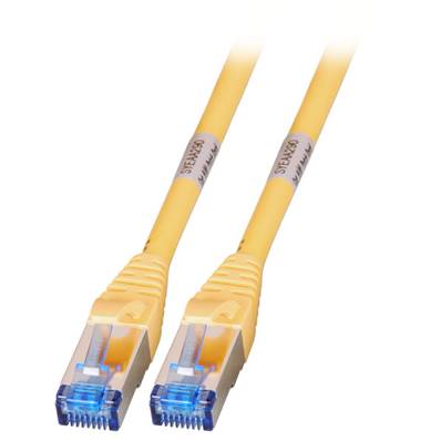 Cordon RJ45 c6a s/ftp lsoh premium 3m jaune infralan