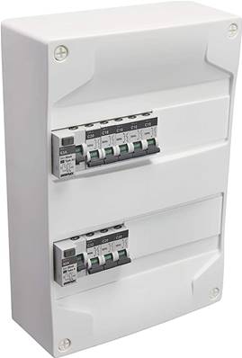 Coffret modulaire blanc 2 rangees