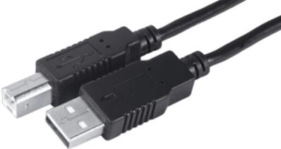 Cordon usb 2.0 hi-speed a mâle / b mâle - 5m