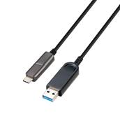 Cordon usb 3.1 aoc c male/a male 30m