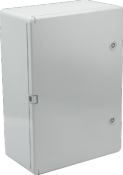 Coffret thermoplastique 500x350x190 mm IP65  Porte pleine, usage industriel