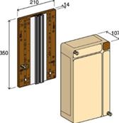 Boitier télécom équipé de profilés hpul 3m - 10 pas