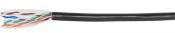 Cable f/utp cat.6a monobrin 4 paires - exterieur pe - 305m