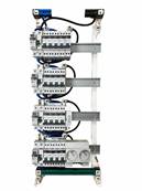 Tableau électrique pré-équipé et pré-câblé 4 rangées | avec chauffage et PC 2P+T