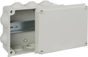 Bote de distribution tanche IP55 / IK08 avec rail DIN - 310 x 240 x 125 mm 