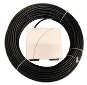 Câble abonné ftth double gaine 50m- 1 SCa/g657+ pto rectangle