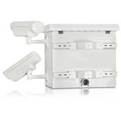 Coffret ip66 / outdoor 9u 450 pour poteau & video surveillan