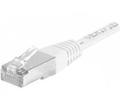 Cordon RJ45 cat. 6a - f/utp - pvc - 3m - blanc