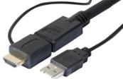 Cordon hdmi 1.4 ether.+chipset 30m - mi-longueur - fhd 3d