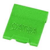 Cache-poussière pour embase RJ45 keystone 6 et 6a - vert