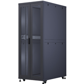 Baie Serveur 42U 800x1200 mm - Noire - Charge 600 kg | En kit