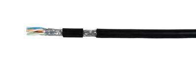 Cable cat.7 s/ftp monobrin exterieur 500m pvc-pe