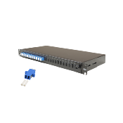 Tiroir optique �quip� de 6 travers�es LC Duplex monomode | 12 fibres - 12 ports