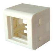 Boitier saillie pour plastron 45x45 profondeur 40mm