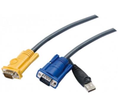 CORDONS KVM VGA/USB 3 M