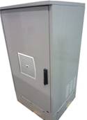 BAIE 22U OUTDOOR DOUBLE PEAU GRIS - 696x620 - IP54/IP55