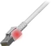 Cordon RJ45 Cat. 6A S/FTP - LED | Bleu 0.5m 