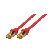 Cordon RJ45 Ultra Flex Cat. 6A S/FTP - LSOH / TPE | Rouge 2m 