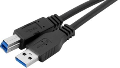 CORDON USB 3.0 A MÂLE / B MÂLE - 5M