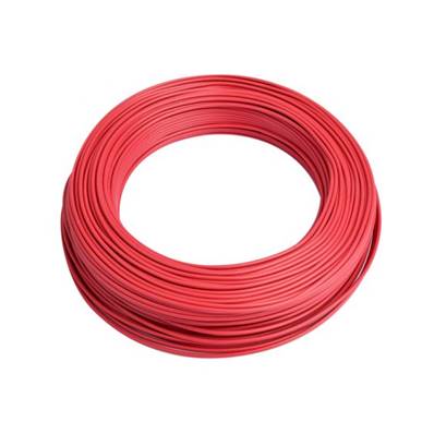 Fil ho7 v-u. 1x 2.5mm2 rouge couronne 100m