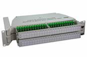 Tiroir - ftth -2u - equipe 96 fibres - pivotant gauche