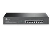 Switch 8 ports RJ45 full poe+ 124w 10/100/1000 tp-link