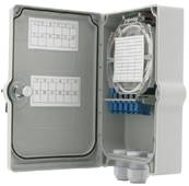 Boitier mural abs ip65 6 trav. SC duplex multimode